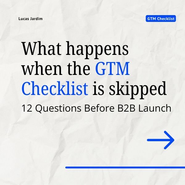 gtm checklist